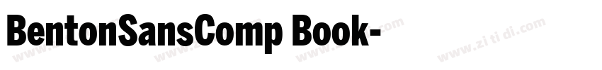 BentonSansComp Book字体转换